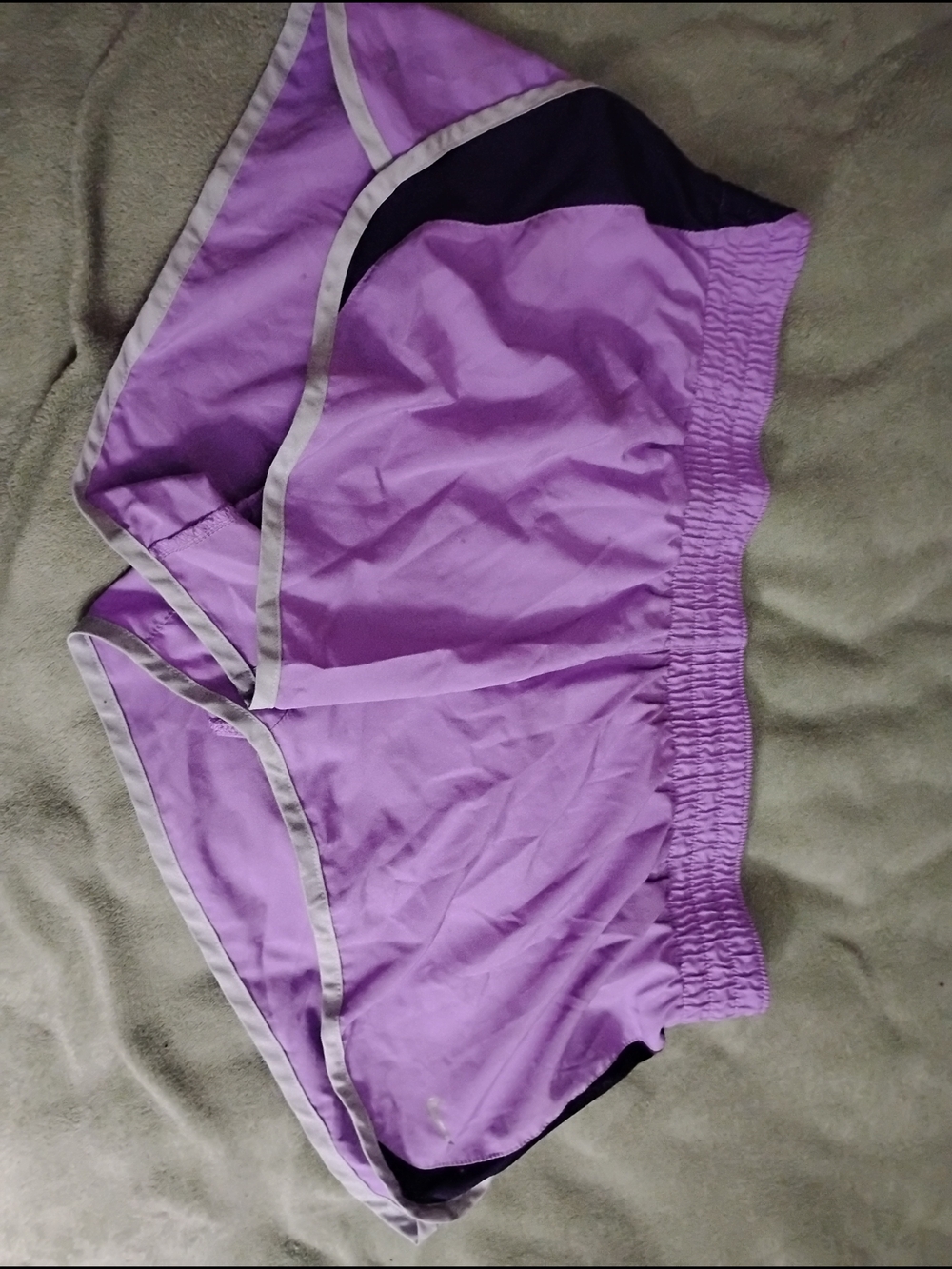 Nike Lavender Women’s Running Shorts with Black Trim